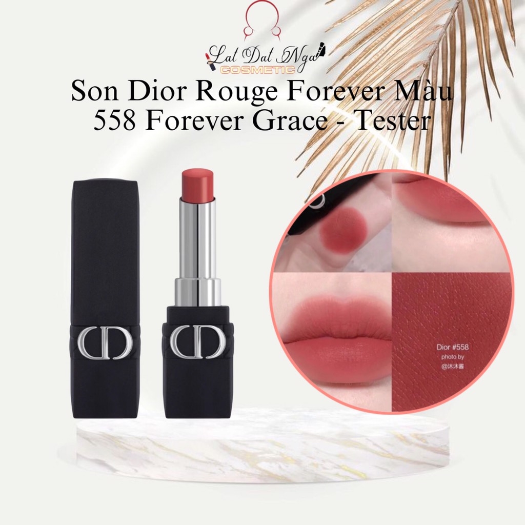 Son Dior Rouge Forever Màu 558 Forever Grace  Tester  Lật Đật Nga Cosmetic